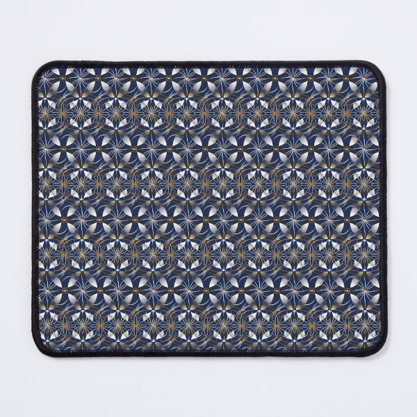 Item preview, Abstract Impressionist Royal Blue Geometric Pattern designed and sold by DreamBackDrops.