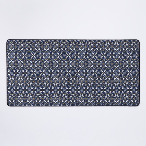 Item preview, Abstract Impressionist Royal Blue Geometric Pattern designed and sold by DreamBackDrops.