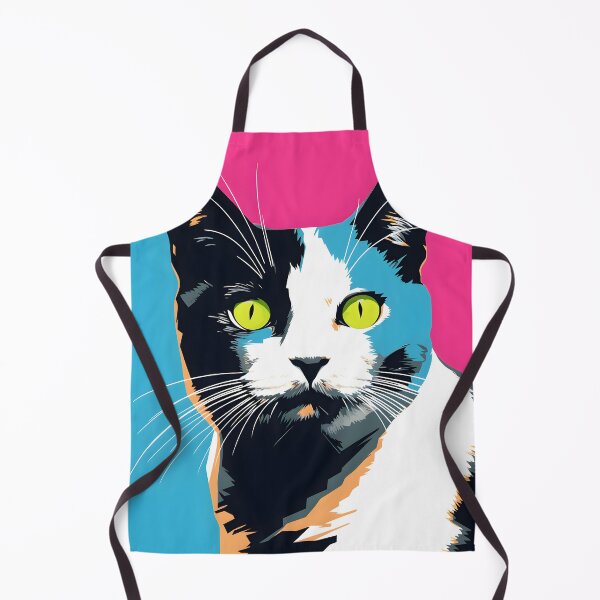 Item preview, Japanese bobtail cat portrait. animal colorful. Animal throw pillow. designed and sold by formform.