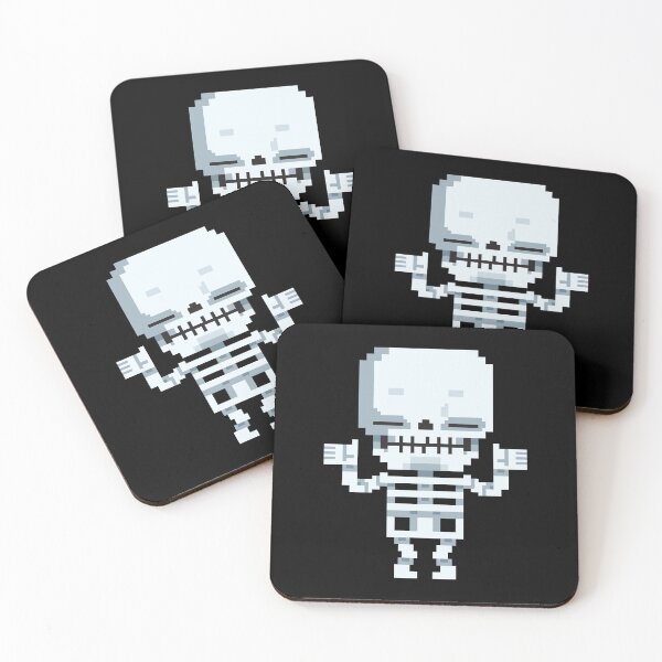 Item preview, CUTE SHRUGGING SKELETON // SUPERSQUARES designed and sold by REALTHANG CUSTOMS.