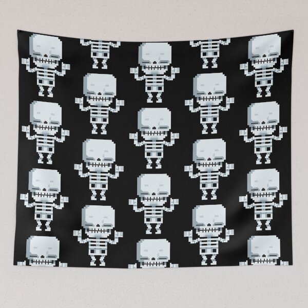 Item preview, CUTE SHRUGGING SKELETON // SUPERSQUARES designed and sold by REALTHANG CUSTOMS.