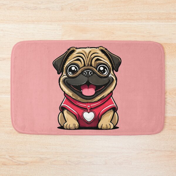 Item preview, Cool pug character Happy pet concept designed and sold by Firas Aljazzar.