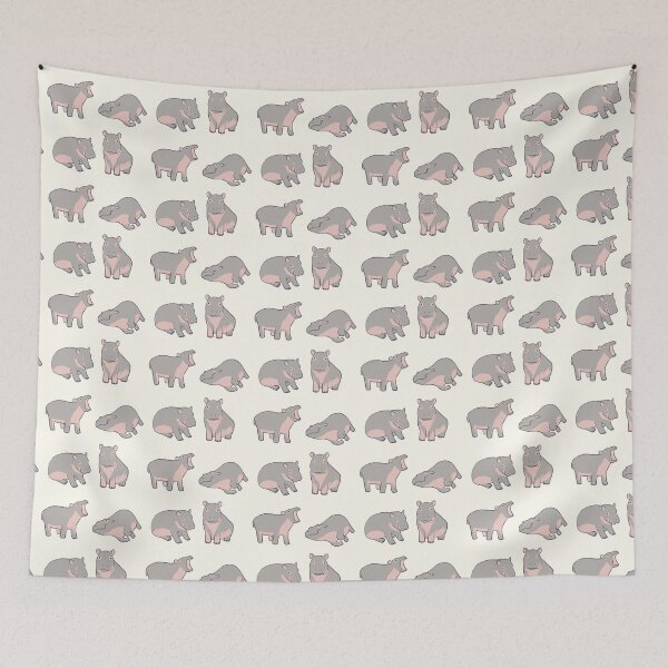 Item preview, Baby hippo art pack  designed and sold by Mayarart.