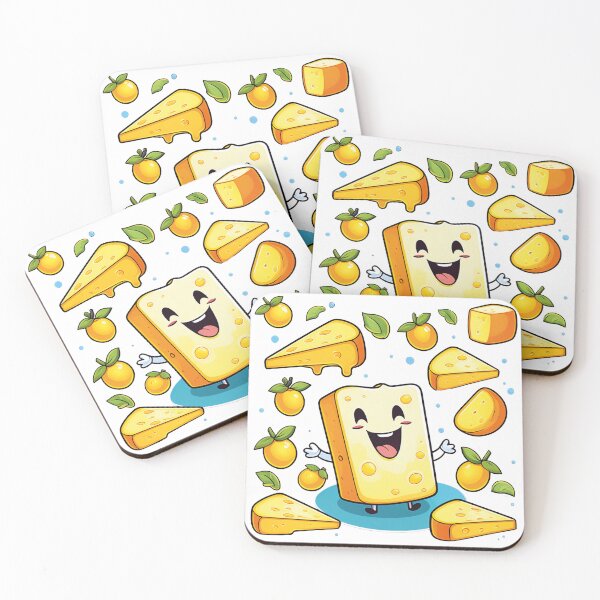 Item preview, Happy cheese dances with his friends! designed and sold by Ink-Kreativ.