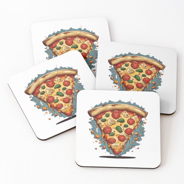 Item preview, Savor the Flavor: Illustrated Pizza Slice designed and sold by pronogreer.