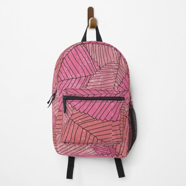 Item preview, Pink Banana Palm Fabric Design designed and sold by ChainsArt.