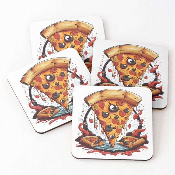 Item preview, Tempting Treat: Illustrated Slice of Pizza Delight designed and sold by pronogreer.