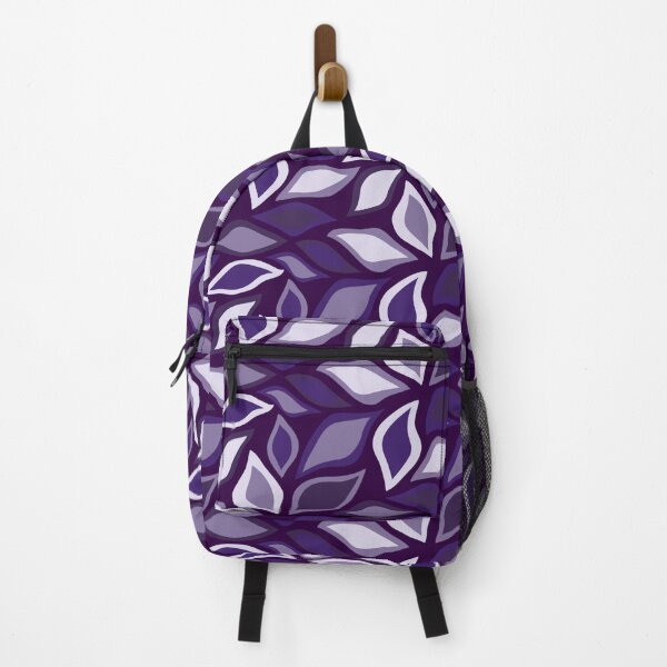 Item preview, Purple Lavender Lilac Curved Line Petal Leaf Layered Botanical Nature-Inspired Mystical Pattern designed and sold by PenguinForests.