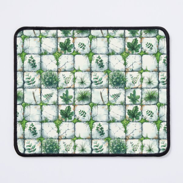 Item preview, Wild Flora Stone Tiles Collage designed and sold by palmyst.