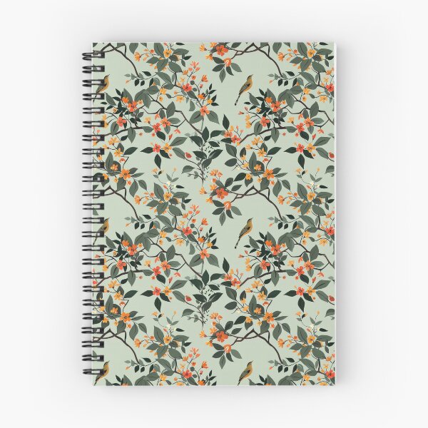 Item preview, Lost Robin Floral Pattern designed and sold by DreamBackDrops.