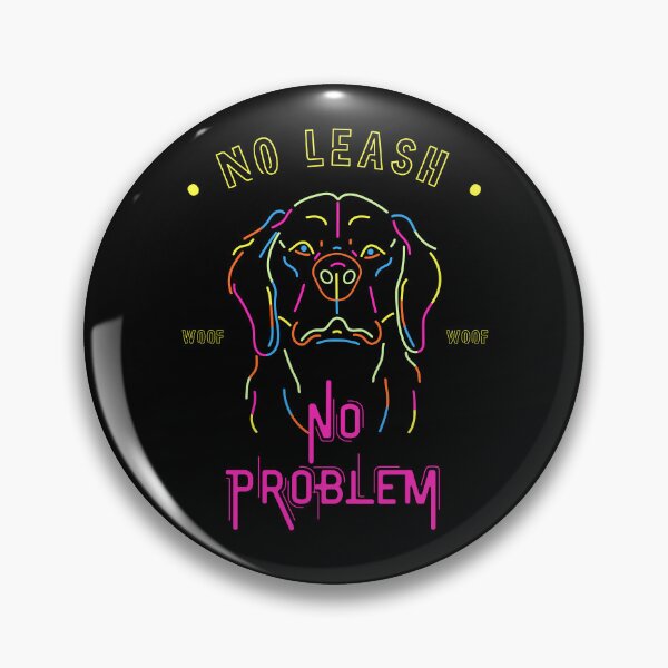 Item preview, Neon Dog Gaze Unleashed - No Leash, No Problem designed and sold by pocketart2023.