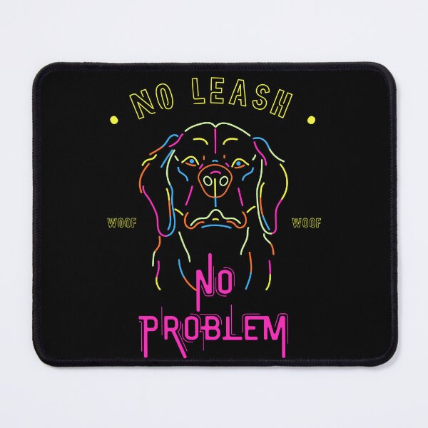 Item preview, Neon Dog Gaze Unleashed - No Leash, No Problem designed and sold by pocketart2023.