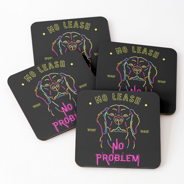 Item preview, Neon Dog Gaze Unleashed - No Leash, No Problem designed and sold by pocketart2023.