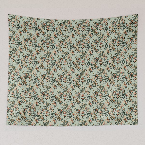 Item preview, Lost Robin Floral Pattern designed and sold by DreamBackDrops.