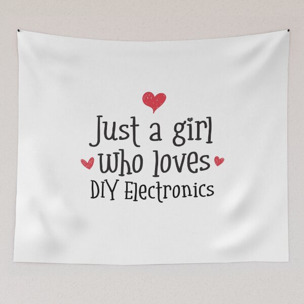 Item preview, Just A Girl Love DIY Electronics Circuits Kits Robotics Arduino designed and sold by w1ckerman.