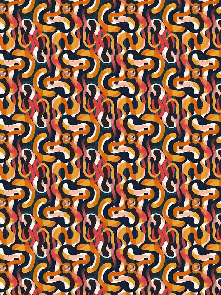 Thumbnail 4 of 4, iPhone Case, Fluid Forms Abstract Pattern designed and sold by DreamBackDrops.
