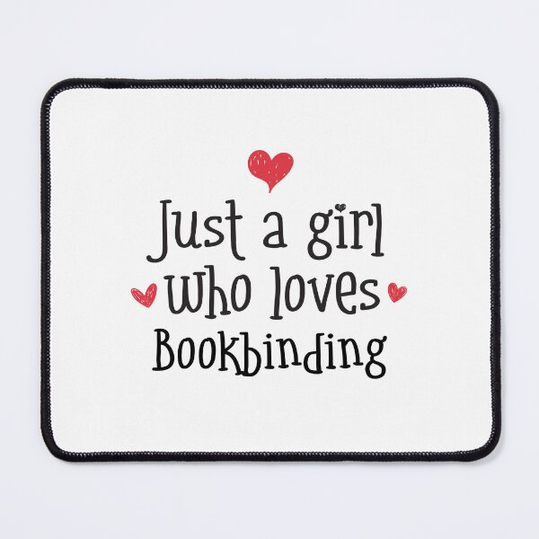 Item preview, Just A Girl Bookbinding bindings pages covers books paper stitching designed and sold by w1ckerman.