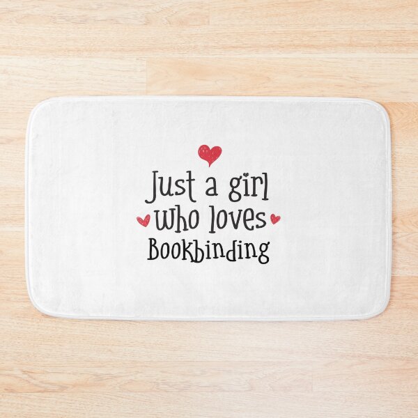 Item preview, Just A Girl Bookbinding bindings pages covers books paper stitching designed and sold by w1ckerman.