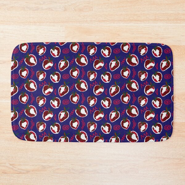 Item preview, Texture Crayon Strawberry Pattern designed and sold by NayaChu.