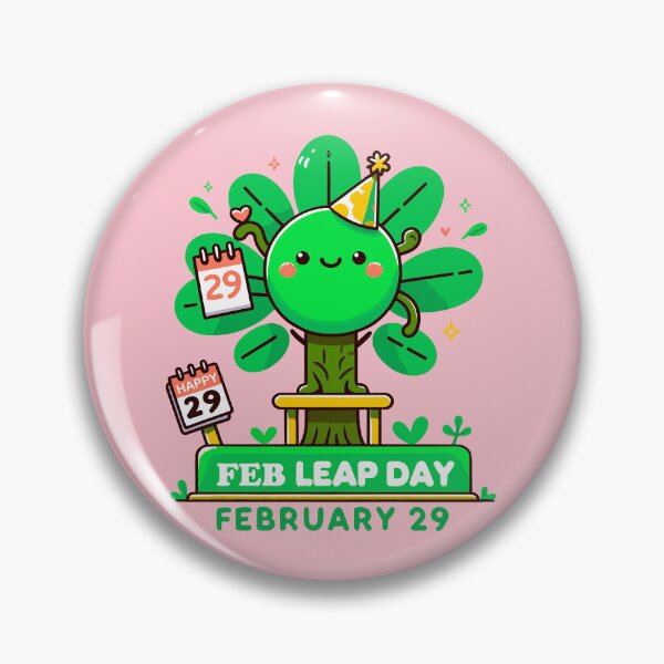 Item preview, Happy Leap Day Celebration - A Tree-mendous February 29, Feb 29 Happy Leap Day a cute tree designed and sold by FEBRICAST.