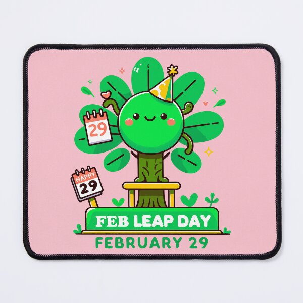 Item preview, Happy Leap Day Celebration - A Tree-mendous February 29, Feb 29 Happy Leap Day a cute tree designed and sold by FEBRICAST.