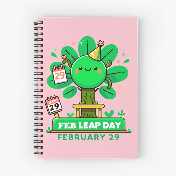 Item preview, Happy Leap Day Celebration - A Tree-mendous February 29, Feb 29 Happy Leap Day a cute tree designed and sold by FEBRICAST.