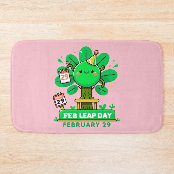 Item preview, Happy Leap Day Celebration - A Tree-mendous February 29, Feb 29 Happy Leap Day a cute tree designed and sold by FEBRICAST.