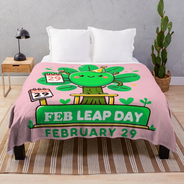 Item preview, Happy Leap Day Celebration - A Tree-mendous February 29, Feb 29 Happy Leap Day a cute tree designed and sold by FEBRICAST.