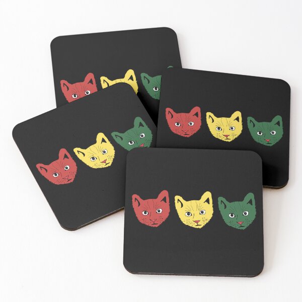 Item preview, Rasta cat sticker designed and sold by Wolagno.