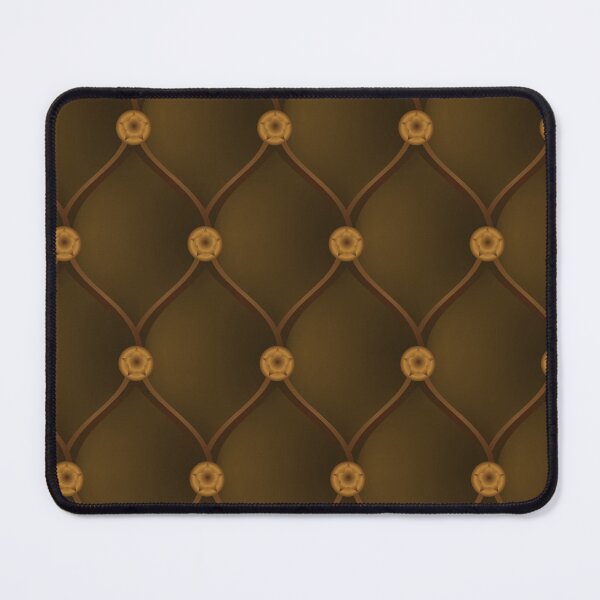 Item preview, Studded chocolate brown furniture leather designed and sold by CutieBlue.