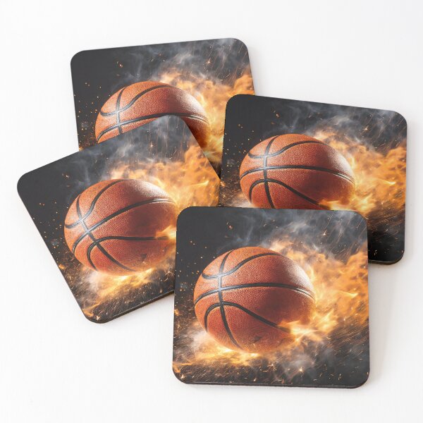 Item preview, Basketball ball with fire effect and sparks designed and sold by stevanovicigor.