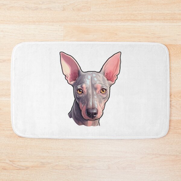 Item preview, American Hairless Terrier  // American Hairless Terrier Dog puppy cute design // Affenpinscher Dog mats designed and sold by SMARTKIT  DESIGNAGENCY.