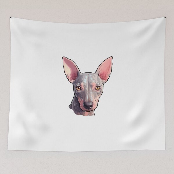Item preview, American Hairless Terrier // Lindo diseño de cachorro de American Hairless Terrier Dog // Alfombrillas para perros Affenpinscher designed and sold by SMARTKIT  DESIGNAGENCY.