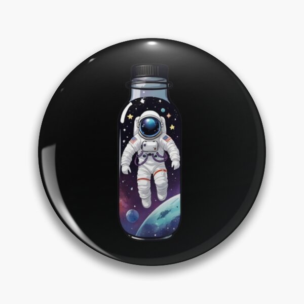 Item preview, Astronaut in a Cosmic Bottle designed and sold by BaisaStudio.