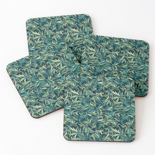 Item preview, Green Garden Symphony Floral Pattern designed and sold by DreamBackDrops.