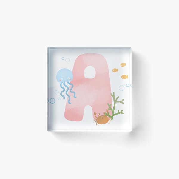 Item preview, Letter A, under the sea. designed and sold by Runrubierun.