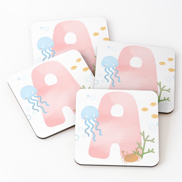 Item preview, Letter A, under the sea. designed and sold by Runrubierun.