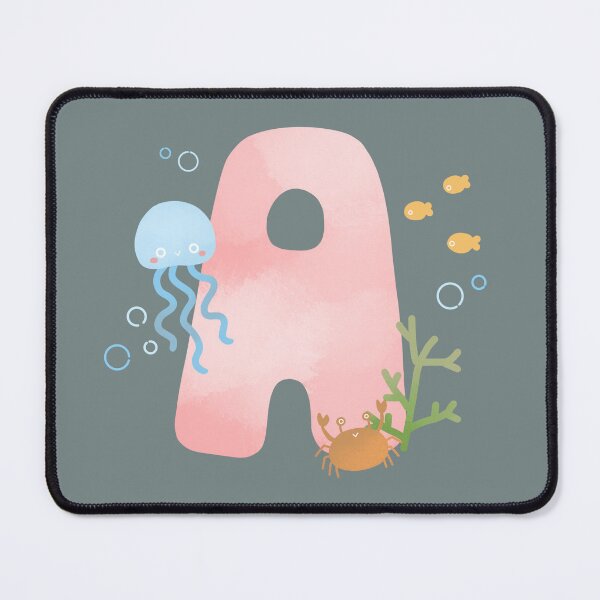 Item preview, Letter A, under the sea. designed and sold by Runrubierun.