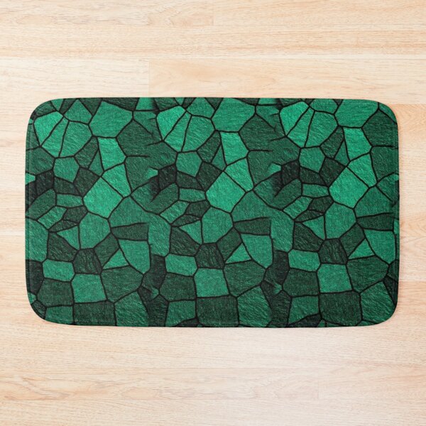 Item preview, Green Color Broken Glass Painting designed and sold by ChainsArt.