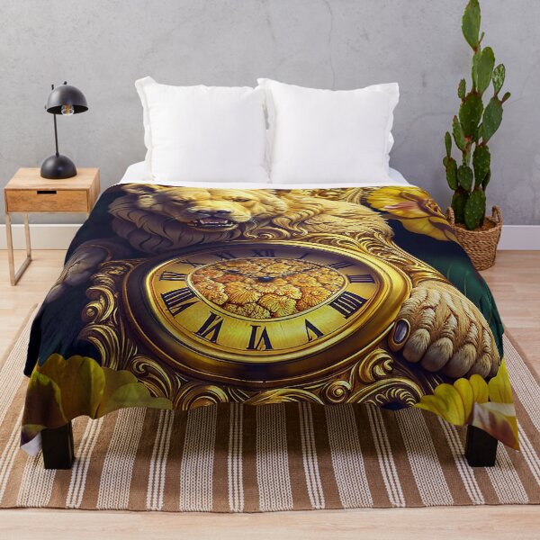 Item preview, The Golden Bear Clock designed and sold by Dreamsinpastel.