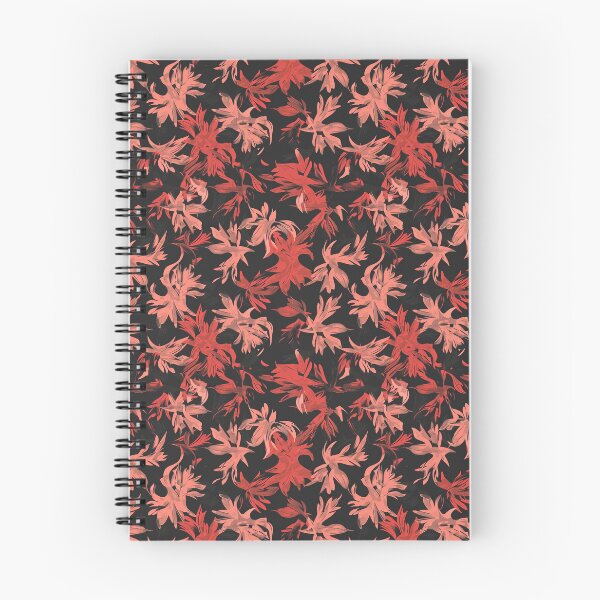 Artikelvorschau, Red Leaf Expressionist Botanical Pattern entworfen und verkauft von DreamBackDrops.