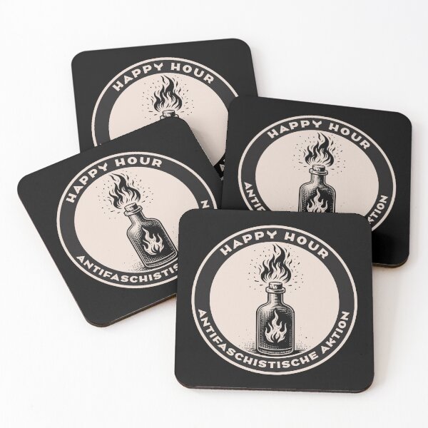 Item preview, Antifa Happy Hour designed and sold by Dunkelflaute.