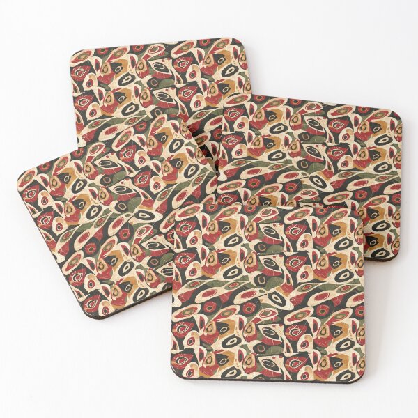 Item preview, Circular Earth Geometric Abstract Pattern designed and sold by DreamBackDrops.