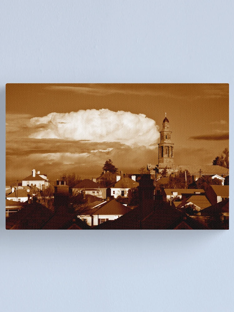 Thumbnail 1 of 3, Canvas Print, Battery Point Rooftops designed and sold by Chris Cobern.