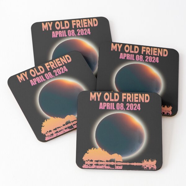 Item preview, Hello Darkness My Old Friend Solar Eclipse April 08, 2024 designed and sold by ZANNIX.