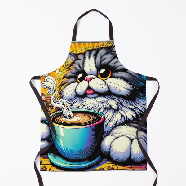Item preview, Chonky cat with coffee designed and sold by ElianNB.