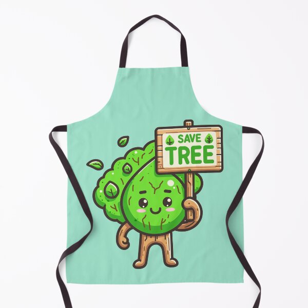 Item preview, Eco Warrior Alert - Join the 'Save Tree' Rally with our Adorable Arbor Ally, A cute tree Doing a protest campaign Save Tree designed and sold by FEBRICAST.