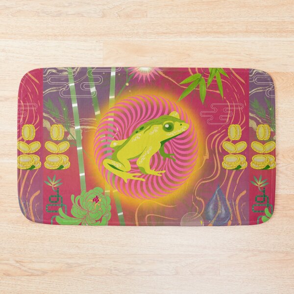 Item preview, Japanese frog of Gold and Money, cute and colorful froggy designed and sold by Sugar Wisdom .