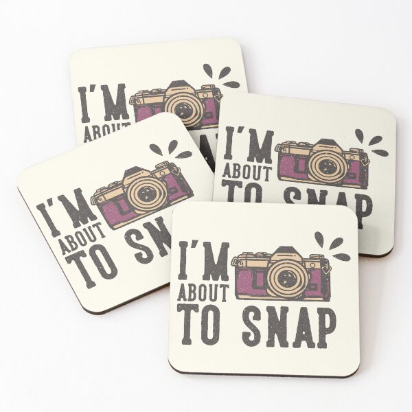 Item preview, I'm About to Snap - Quirky Photographer's Vintage Camera Design designed and sold by RuyaFab.