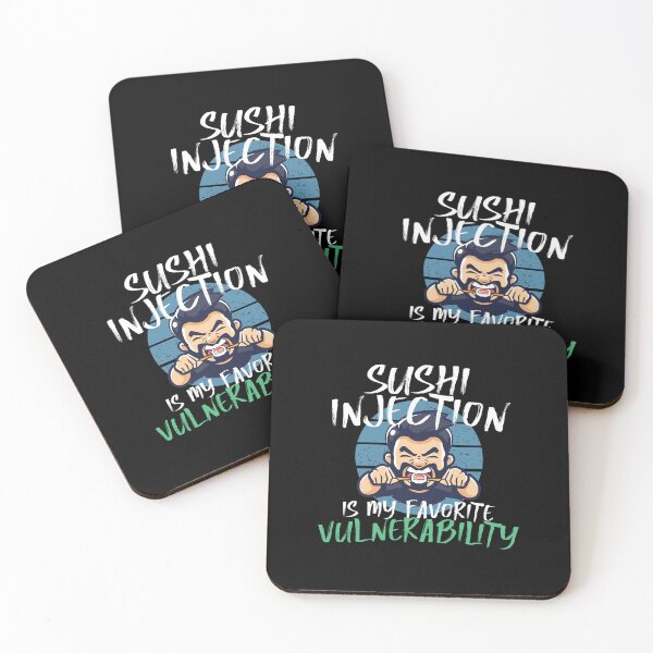 Item preview, Sushi Injection Vulnerability | Cybersecurity | Pentester | Hacker designed and sold by Vennquality.